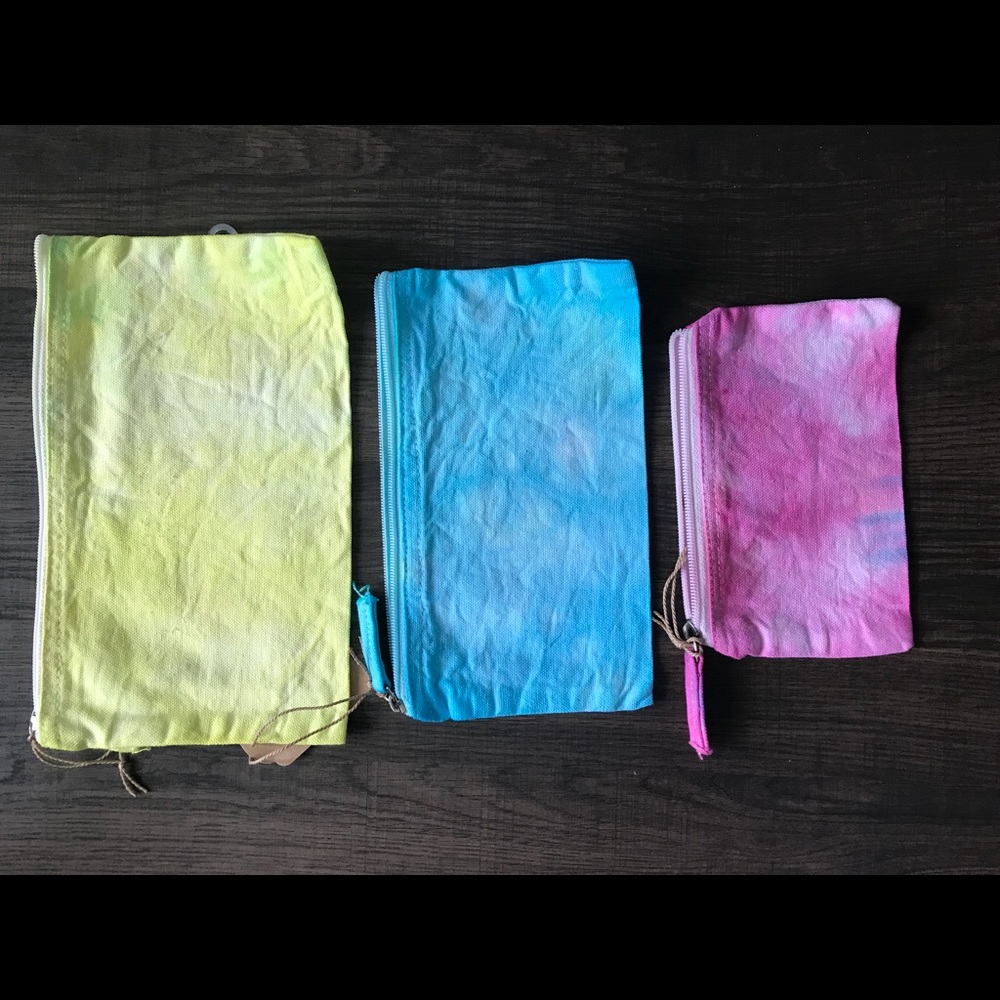 Tie Dye Cosmetic Bags
